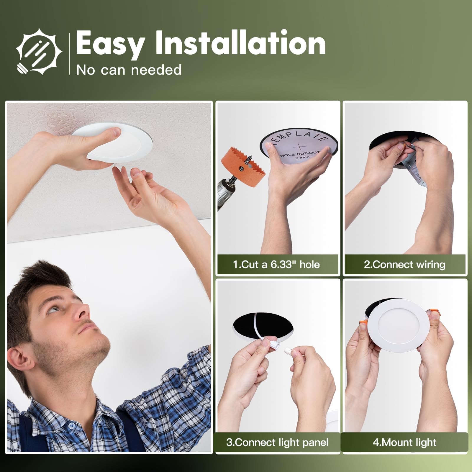 Freelicht IC-rated and ETL/FCC-certified for safe insulation contact.