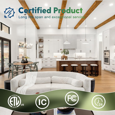 Freelicht ultra-thin profile suitable for damp locations and tight ceilings.