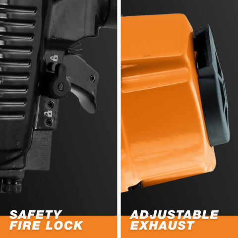 Safety Fire Lock feature on Freeman PCTN64 prevents misfires