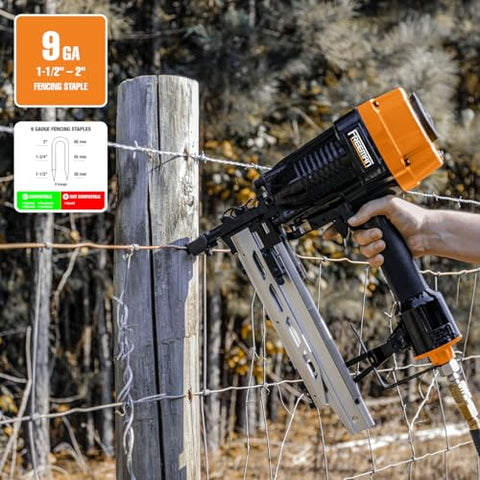 Freeman PFS9 depth-adjust knob enables precise staple setting across materials.