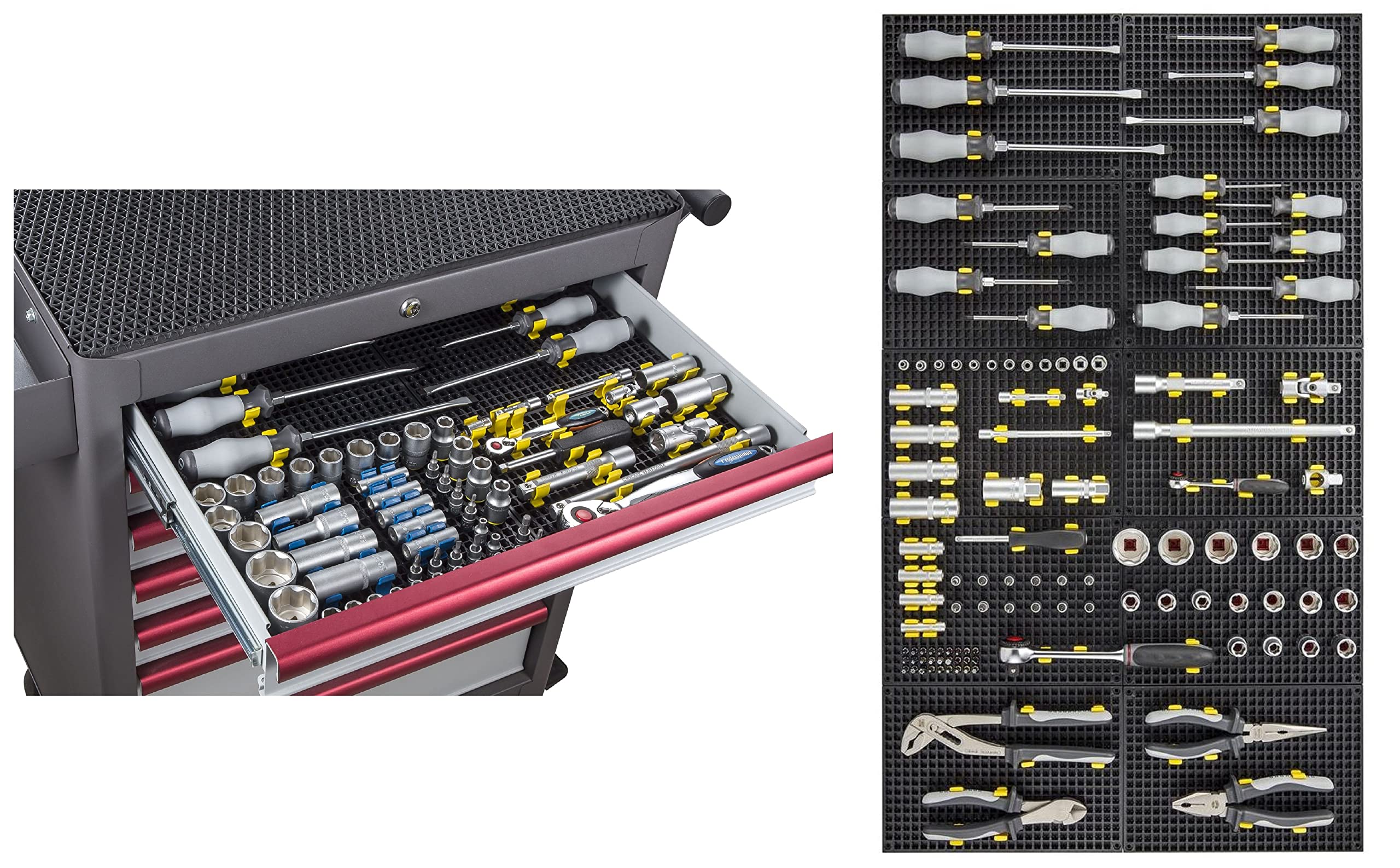 FREE ZONE organized workspace idea promotes clear surfaces and faster task flow.