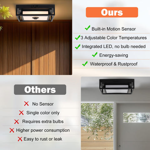 Frelii porch, garage, or entryway lighting ready for versatile placement