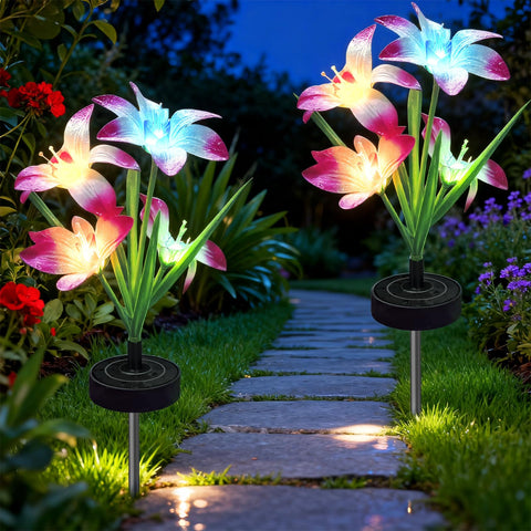 Freshaction round-panel solar lights for stable indoor tabletop display.