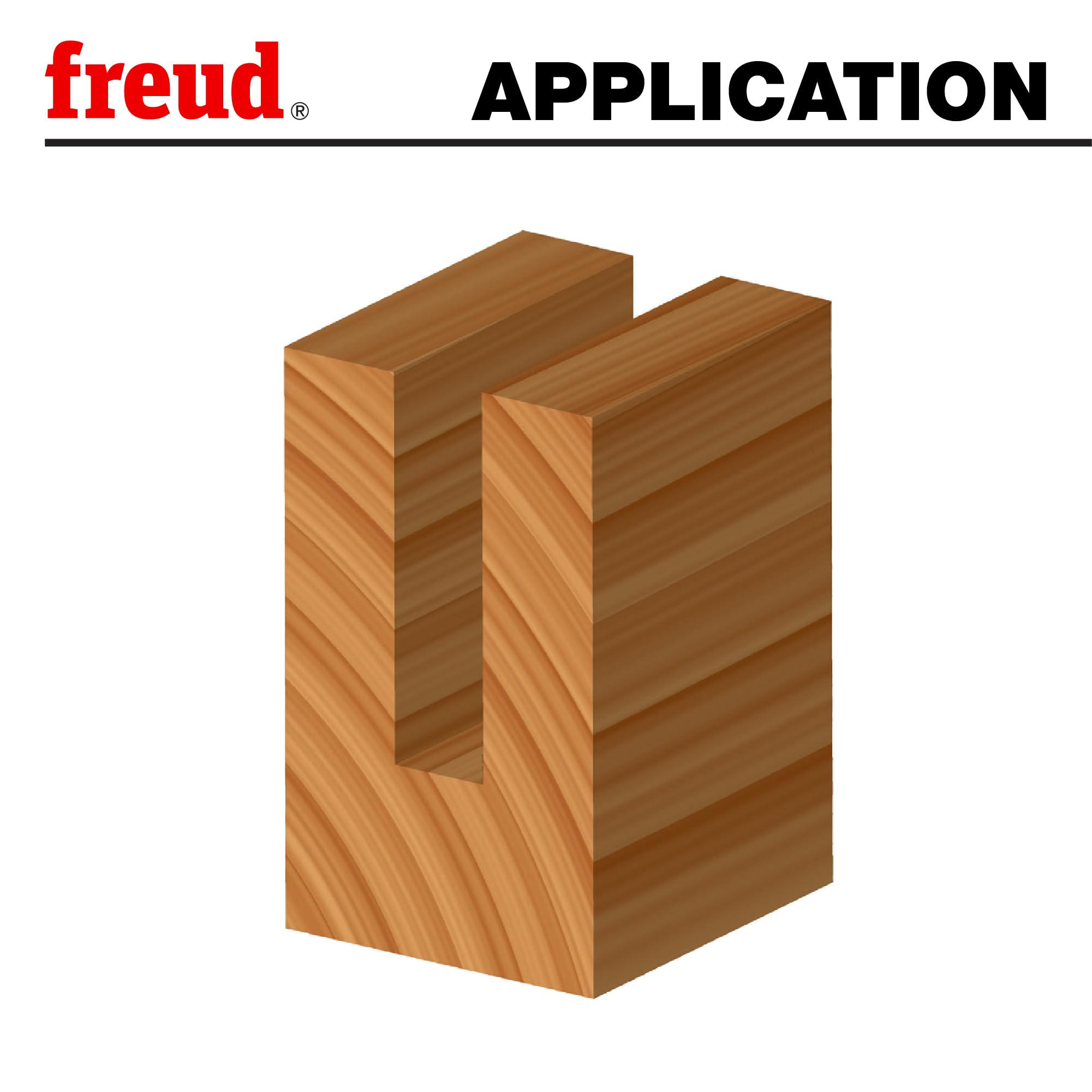 Freud 12-152 in CNC router setup for precise grooving.