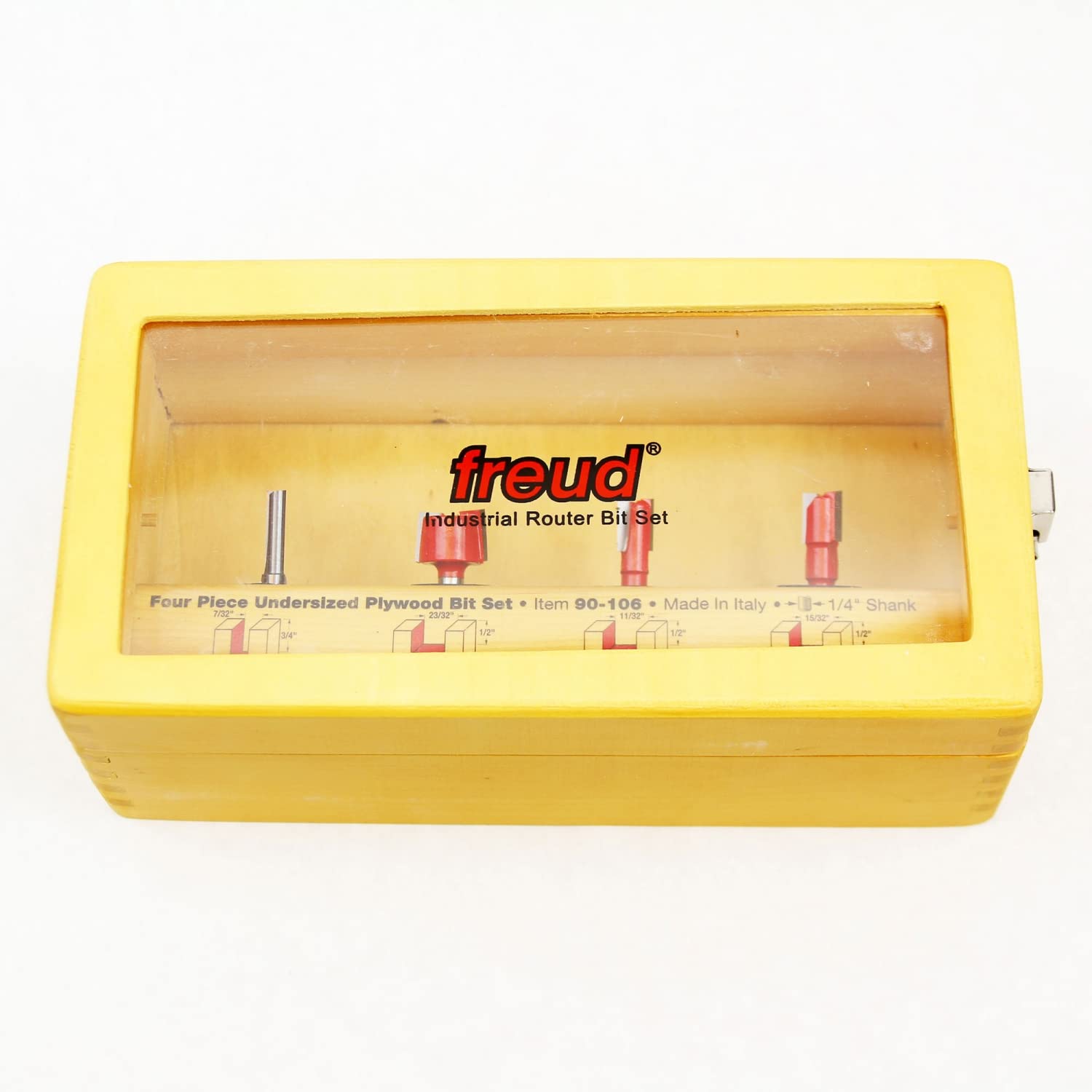Freud 16-098 straight bit with double flute for straight grooves
