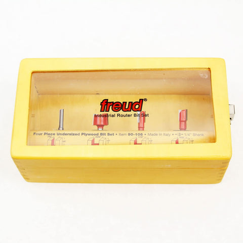 Freud 16-098 straight bit with double flute for straight grooves