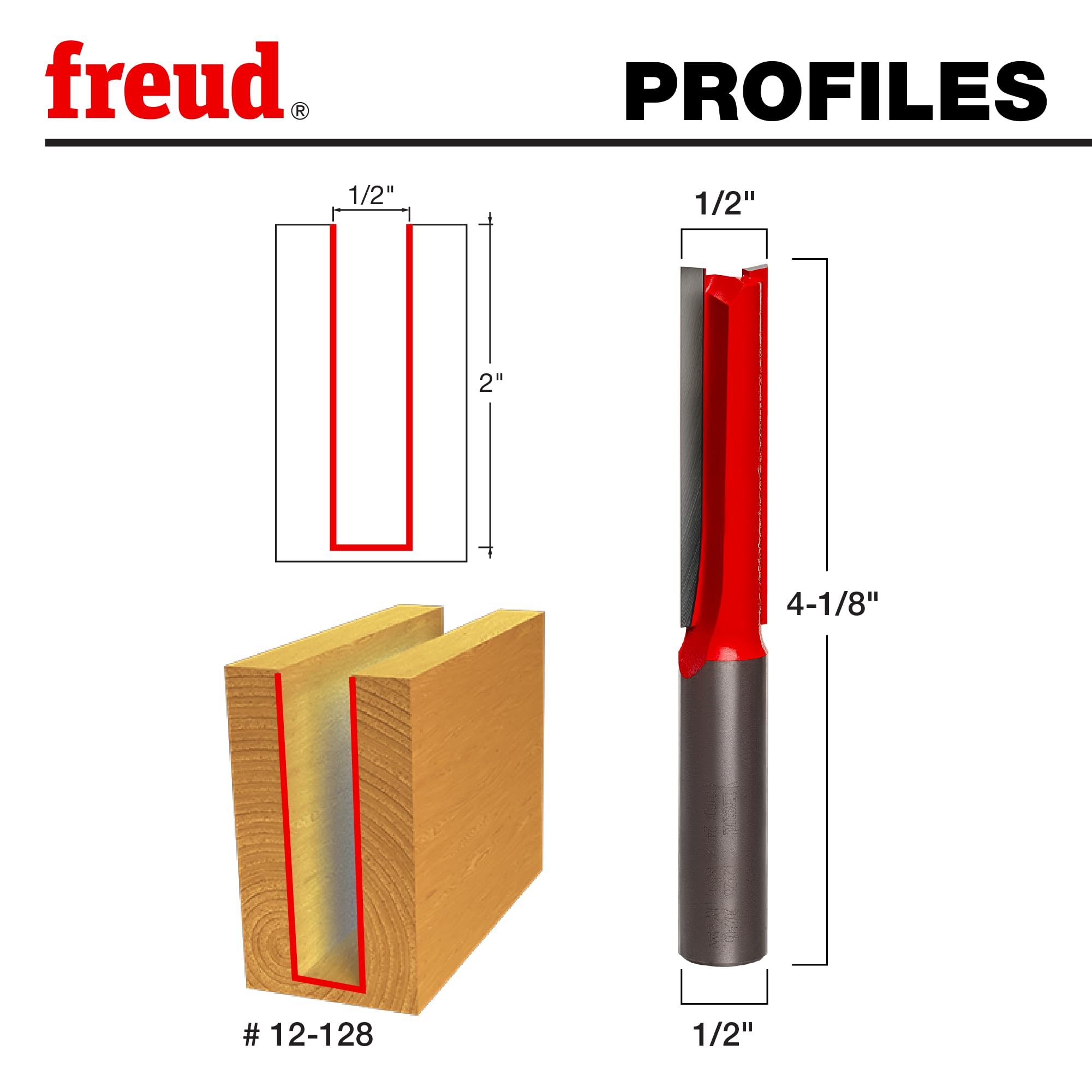 Freud 24,000 RPM routing for high-speed, precise work.