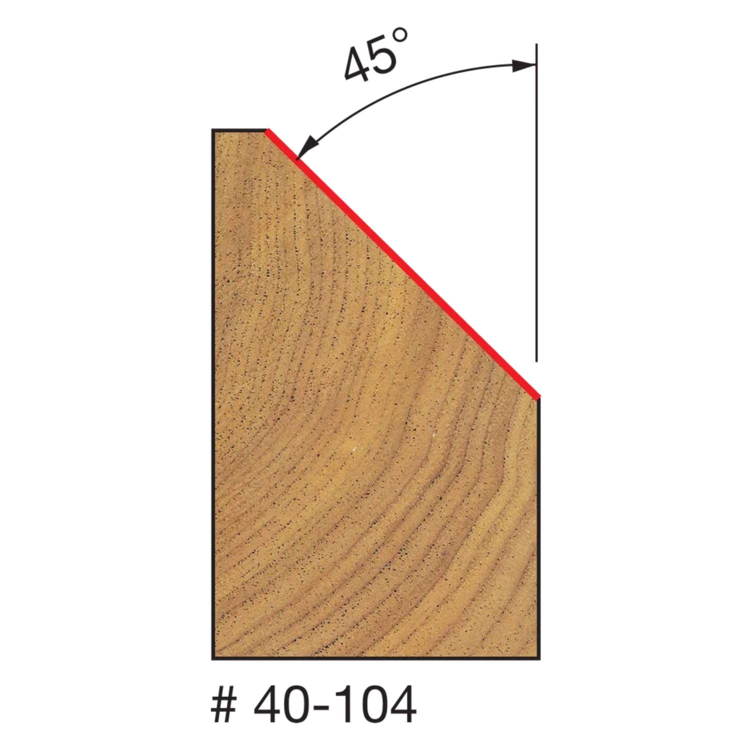 Freud 40-104 close-up highlights carbide teeth durability