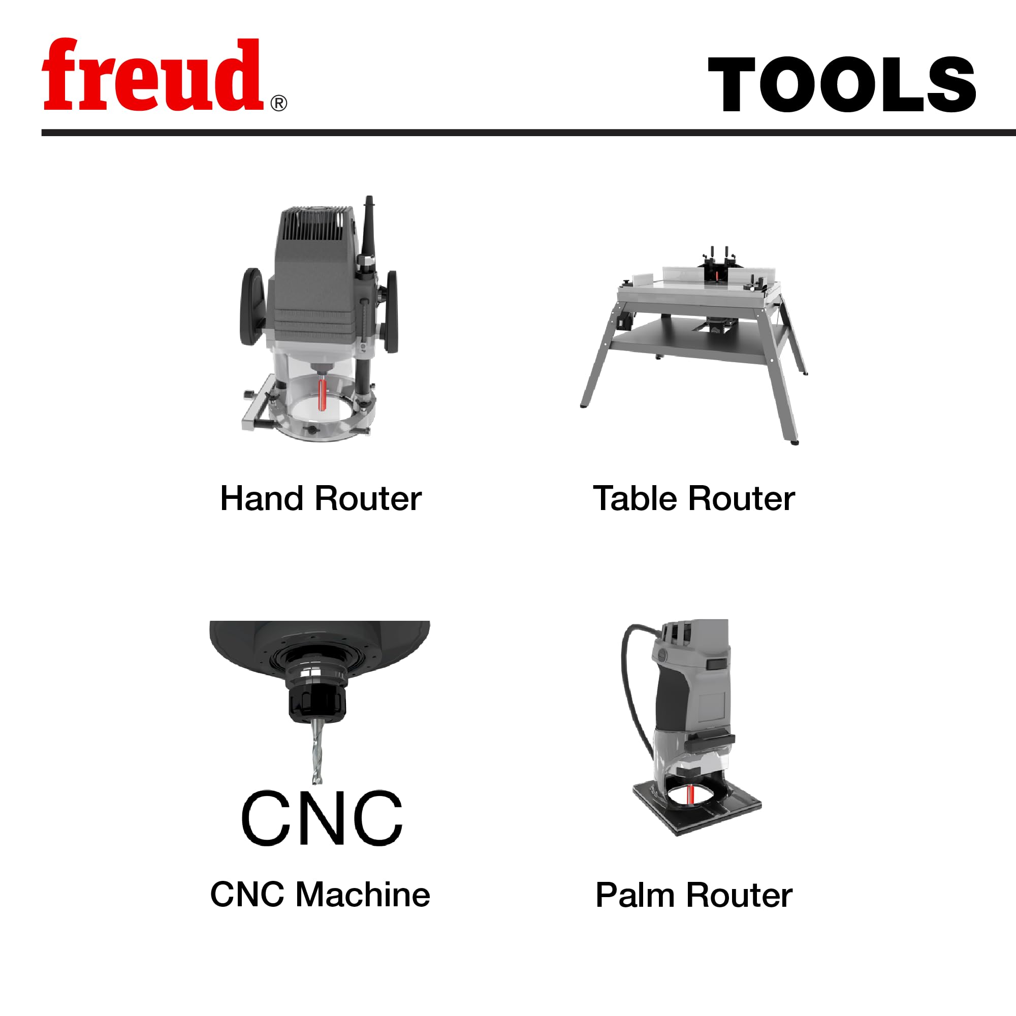 Freud 90-100 flush-trim bit for clean veneer edges.