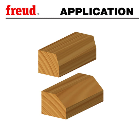 Freud 90-100 plywood bit for clean plywood cuts.