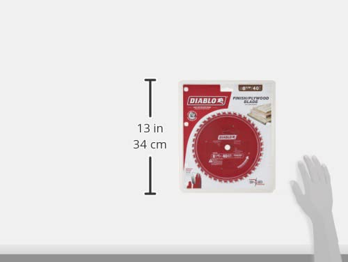 Freud Diablo with Perma-Shield coating reduces heat and gumming for longer blade life.