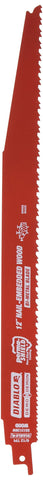 Freud DS1212BW25 12-inch wood reciprocating blade pack for durable cutting.