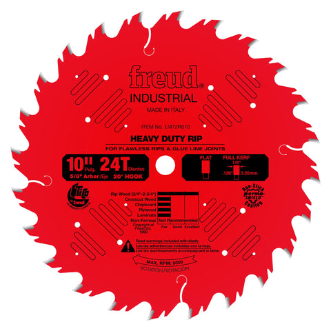Freud LM72R010 10-inch blade body for durable ripping