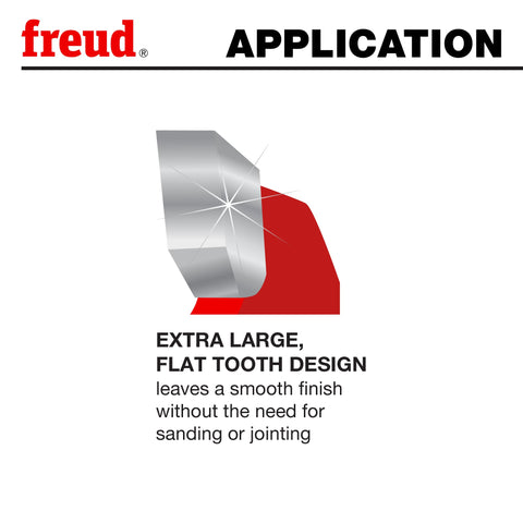 Freud LM72R010 smooth finish reduces sanding needs
