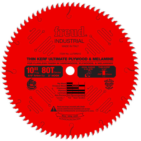 Freud LU79R010 thin kerf blade for precise veneer cuts