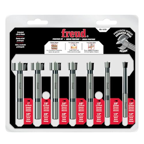 Freud PB-107B precision shear serrated edges for fast clean cuts.