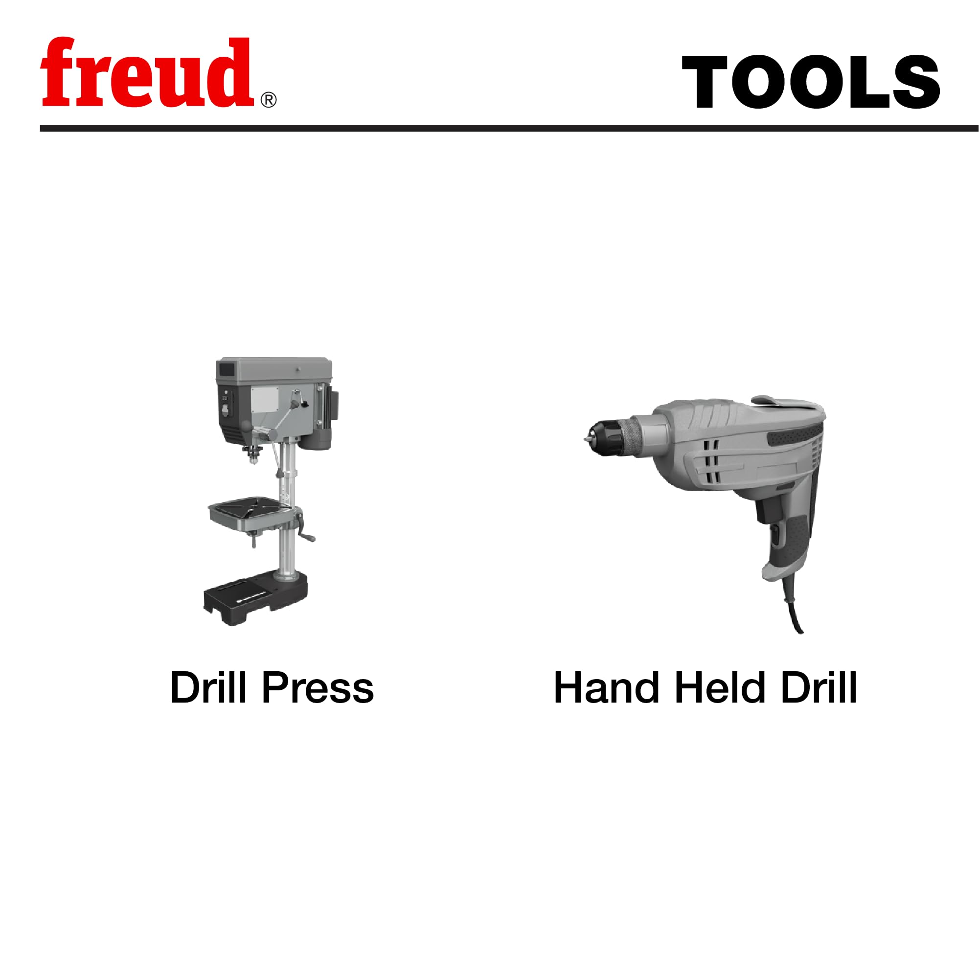 Freud PB-107B ultra sharp spur starts holes accurately and reduces wandering.