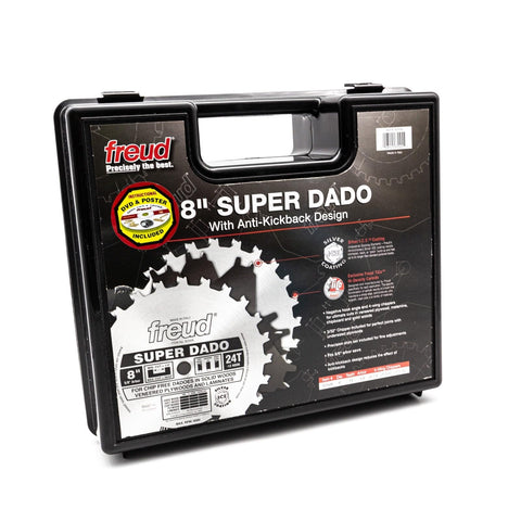 Freud SD508 eight-inch dado set blades deliver clean, precise cuts