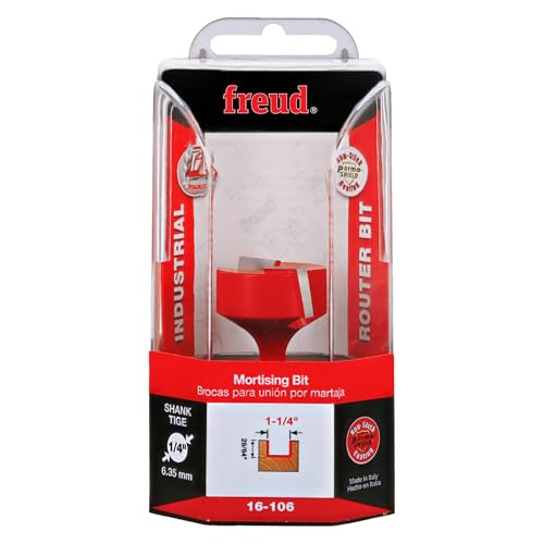 Freud Spoilboard Surfacing & Mortising Bit cutting-action captures fast, smooth cuts with minimal chip-out on hardwoods.
