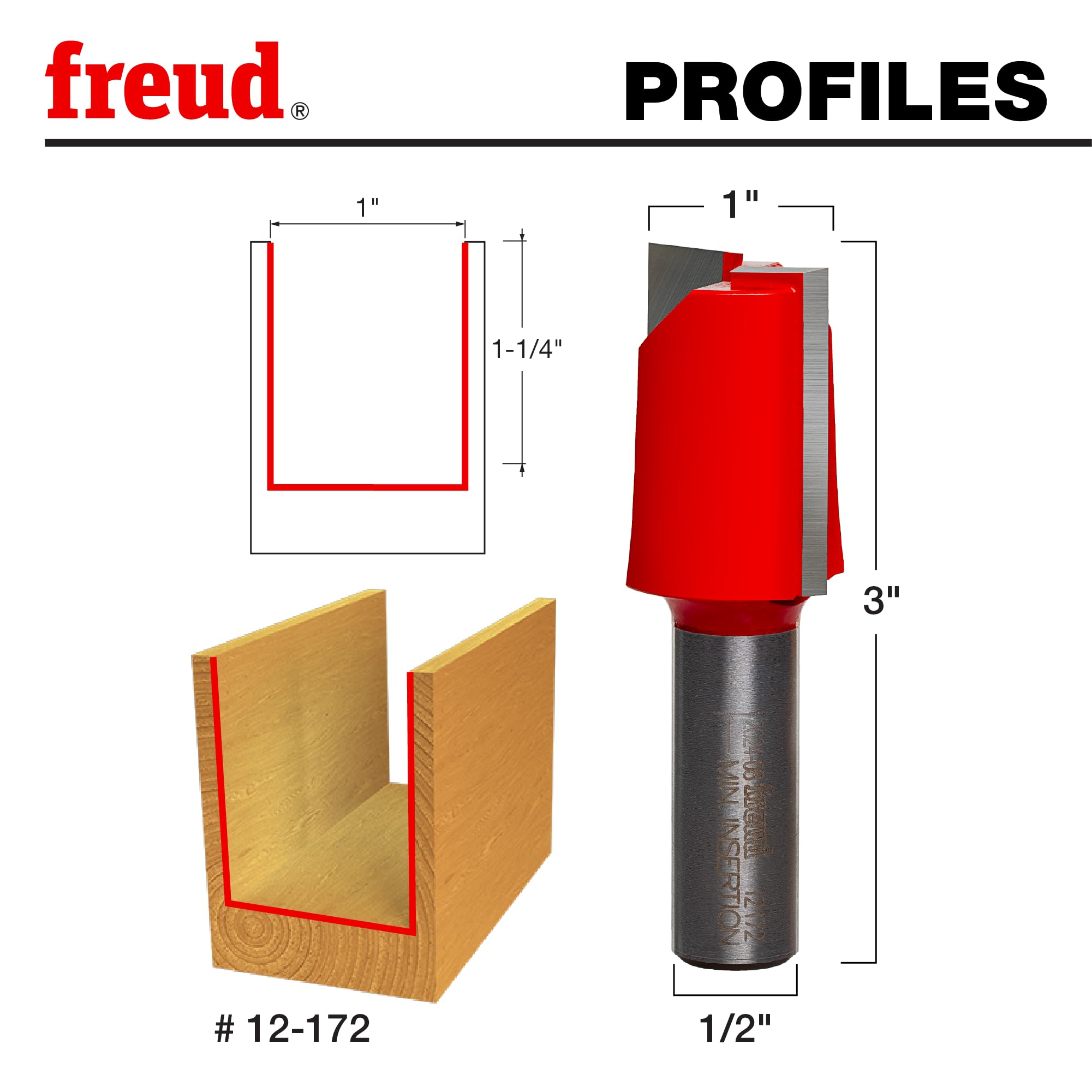 Freud TiCo Hi-Density Carbide construction for durability