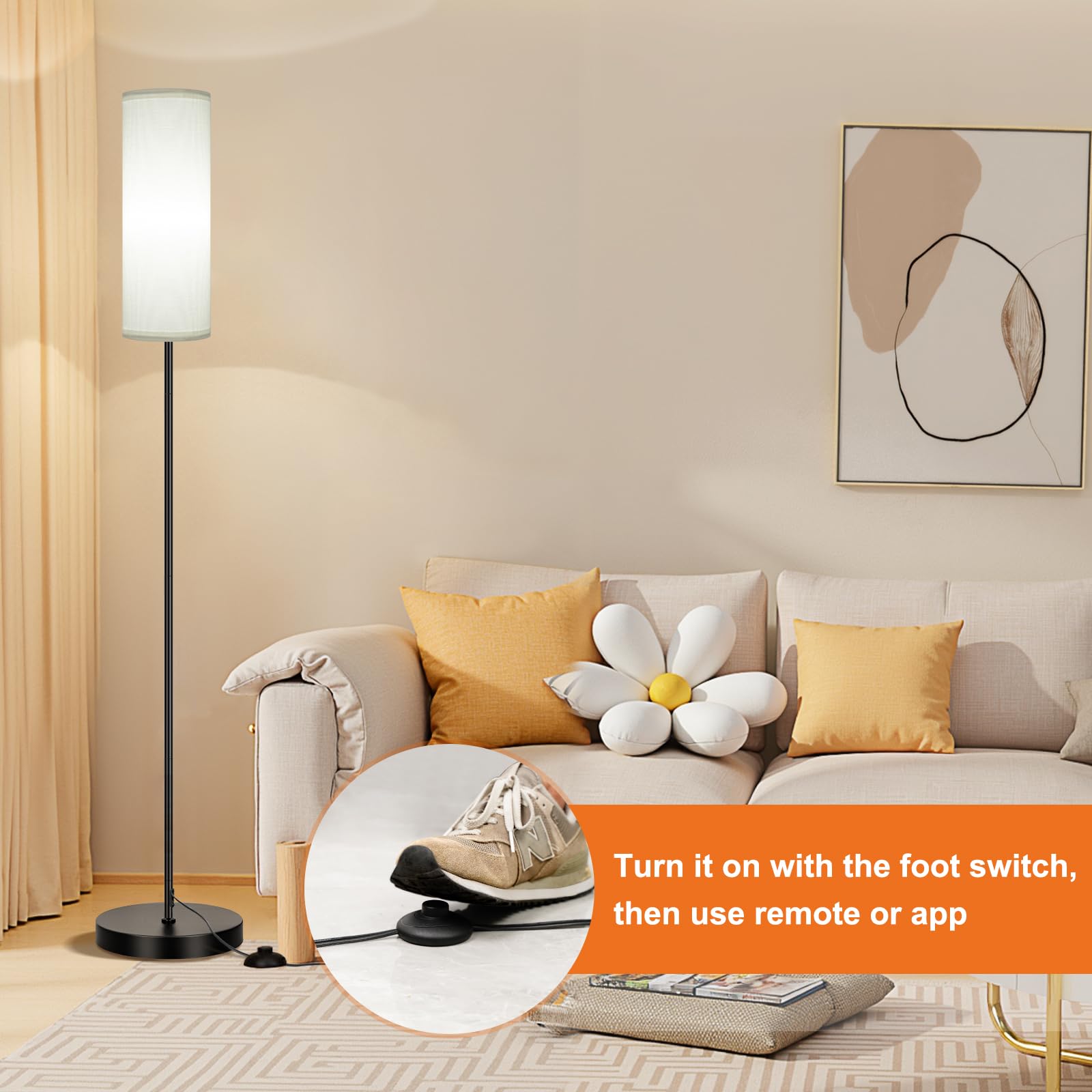 FRIDEKO HOME lamp with music rhythm syncing lights to the beat.