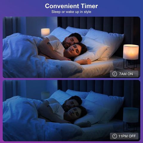 FRIDEKO HOME LED smart light bulbs sync with music for dynamic rhythm lighting