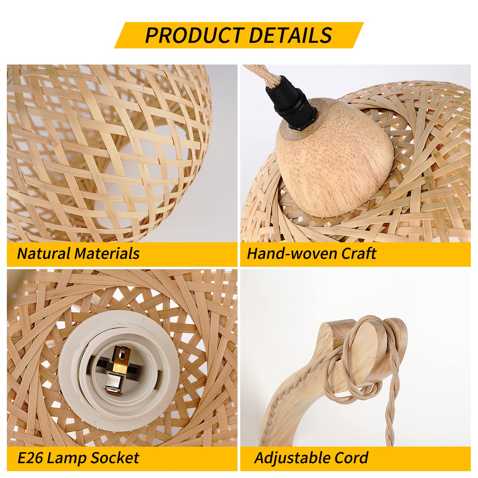 FRIDEKO HOME rattan-lantern pattern glow in cozy setting
