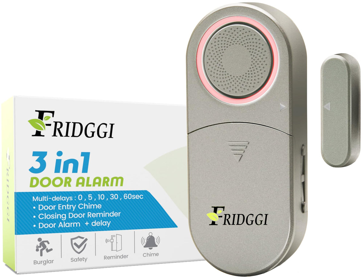 FRIDGGI 3in1 Alarm front view compact door monitoring device