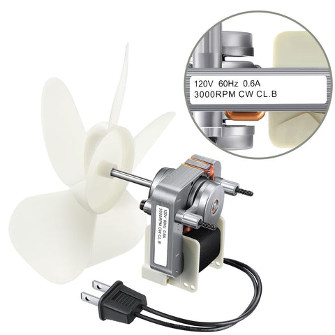 Frienda 120V bathroom fan motor ready for 50 CFM exhaust systems