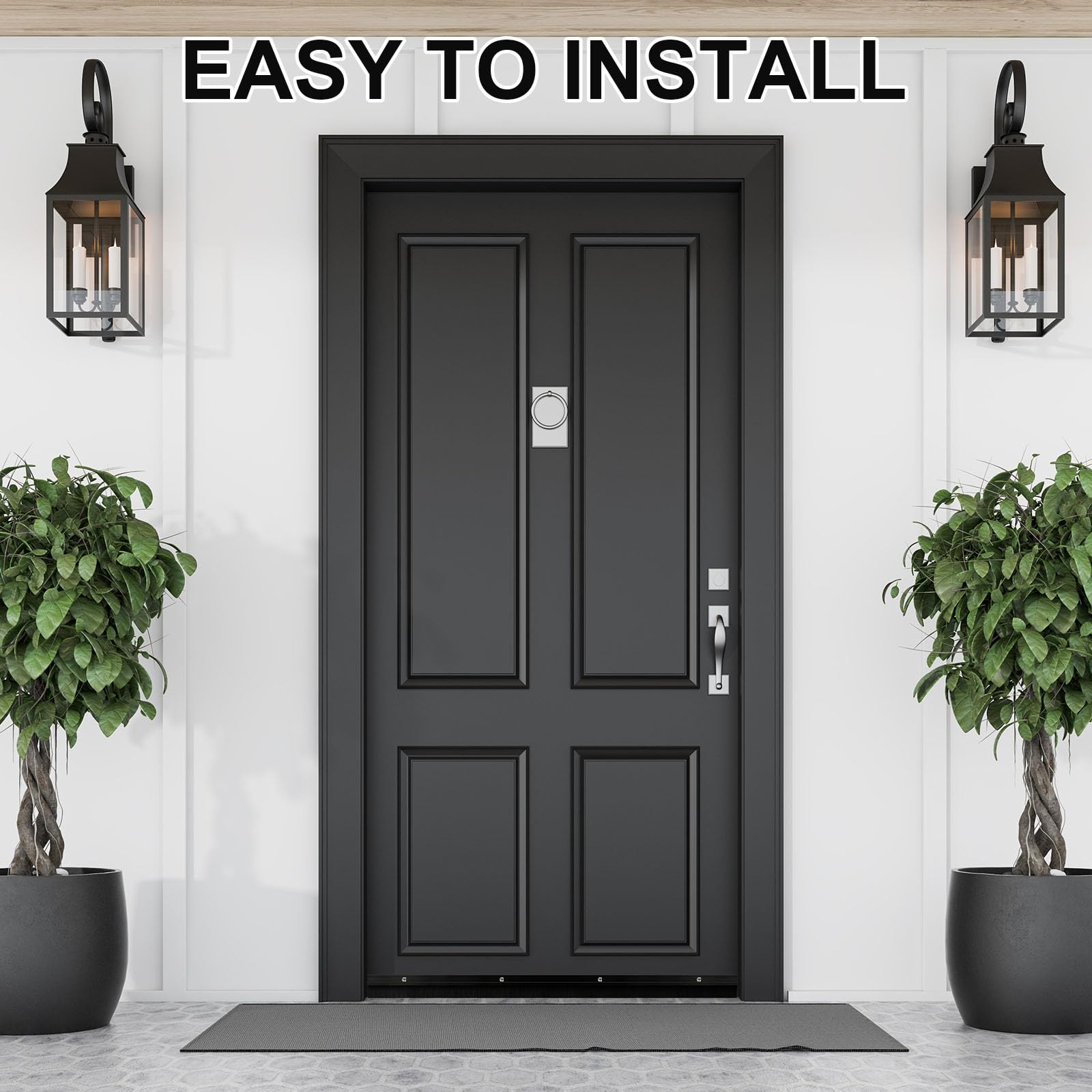 Frienda eight screws included for secure mounting on doors.