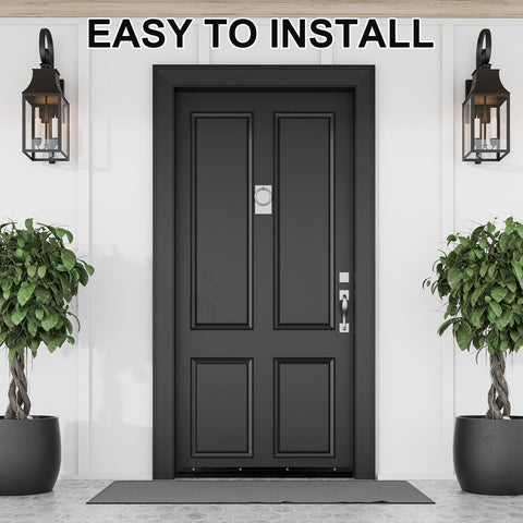 Frienda eight screws included for secure mounting on doors.