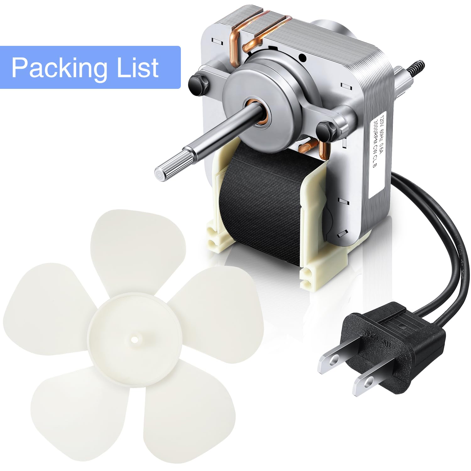 Frienda motor and blade included for ready-to-install replacement