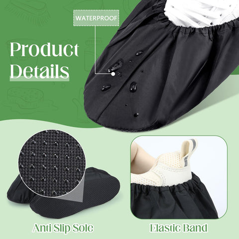 Frienda reusable machine-washable shoe covers for quick cleaning after use
