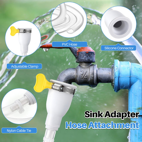Frienda stainless steel hose clamp delivers leak-resistant sealing.