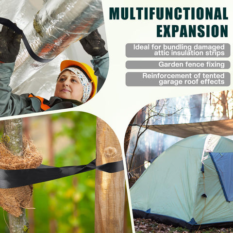 Frienda versatile black webbing strap suits indoor and outdoor use.