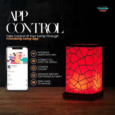 Gift ready packaging with Friendship Lamp makes a thoughtful long distance surprise.