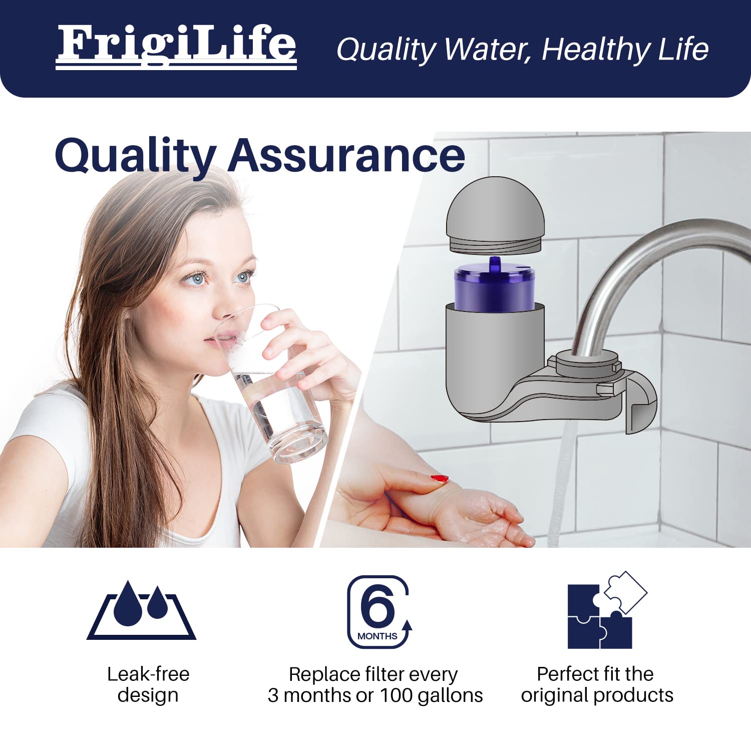 FrigiLife compatibility guide for PUR faucets.