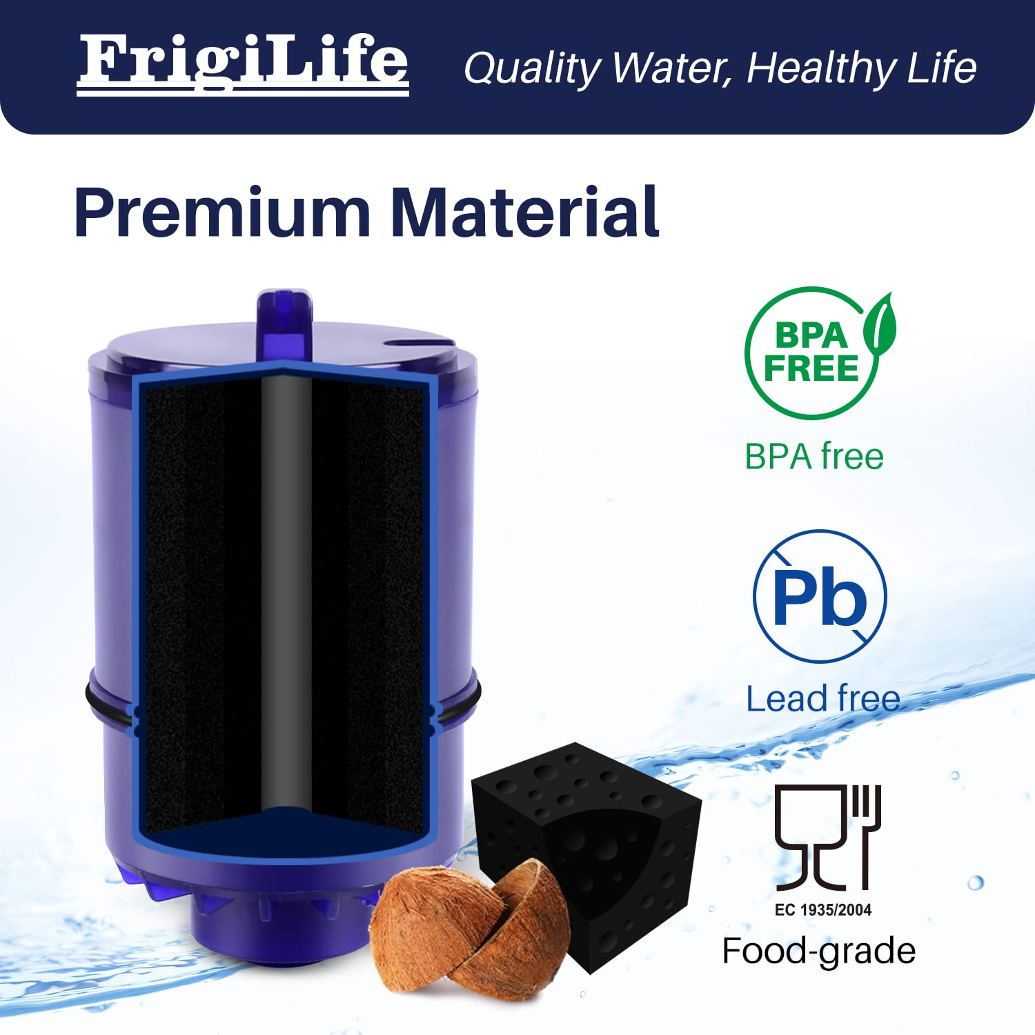 FrigiLife RF3375 3D leak-proof seal shown.