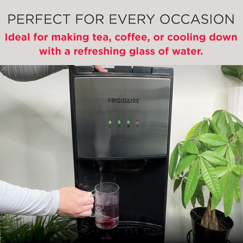 Frigidaire compact design blends style with practical cooling and heating.