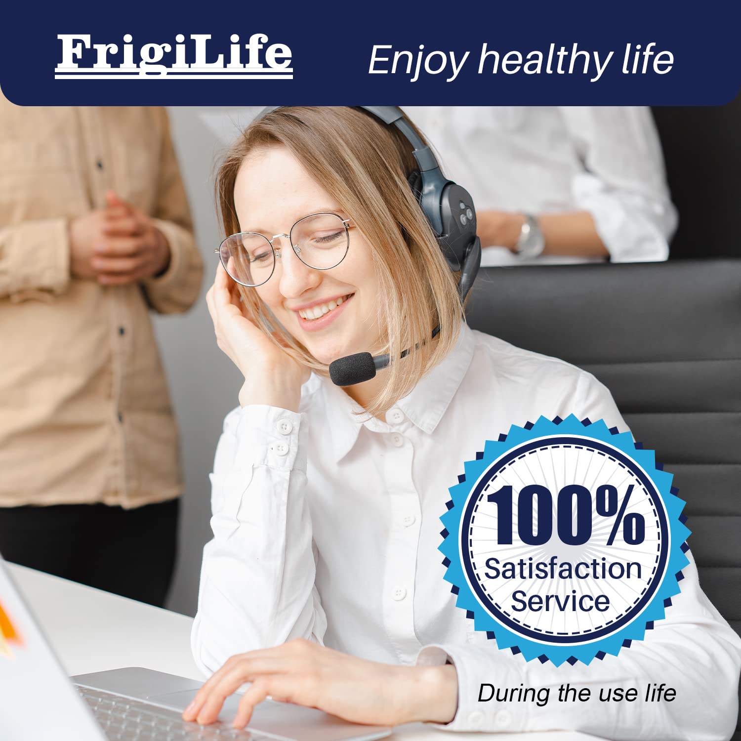 FrigiLife installation step image demonstrates straightforward filter swap
