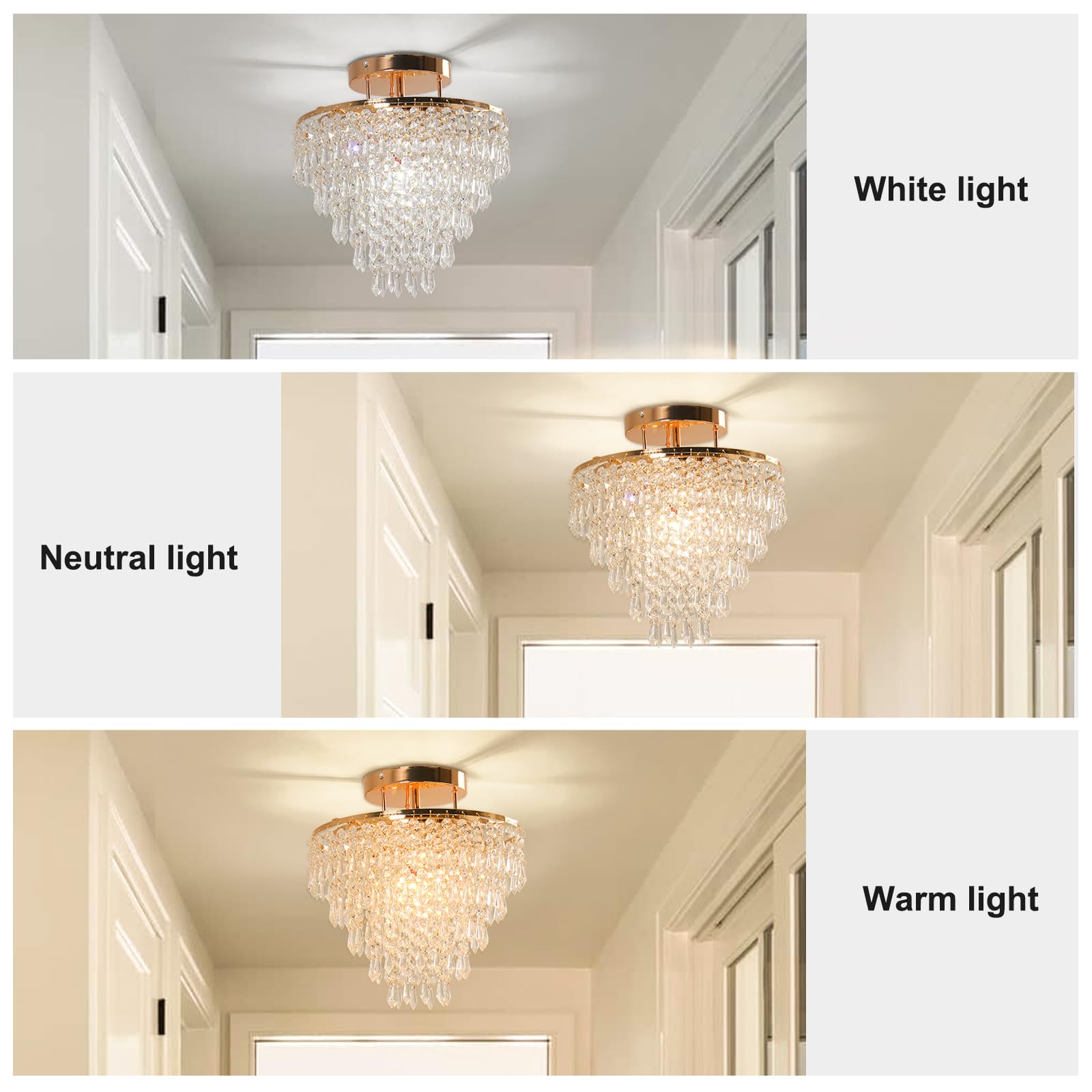 FRIXCHUR crystal chandelier enhances dining rooms and bedrooms with refined ambiance