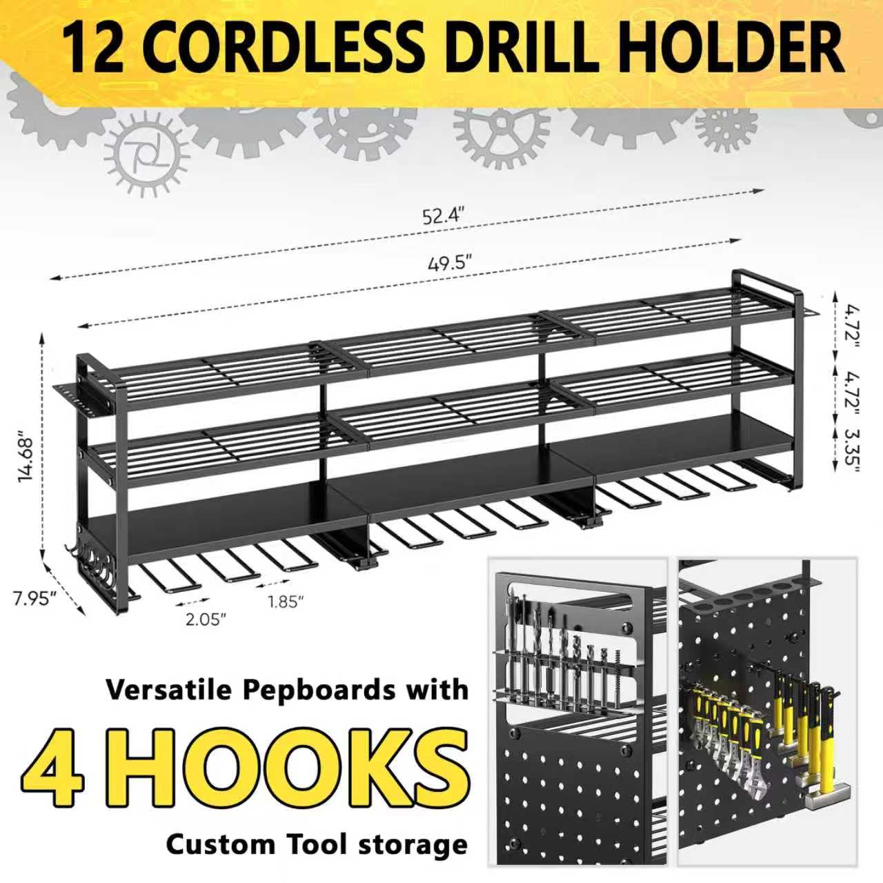 Frizoky wall-mount installation guide demonstrating quick setup