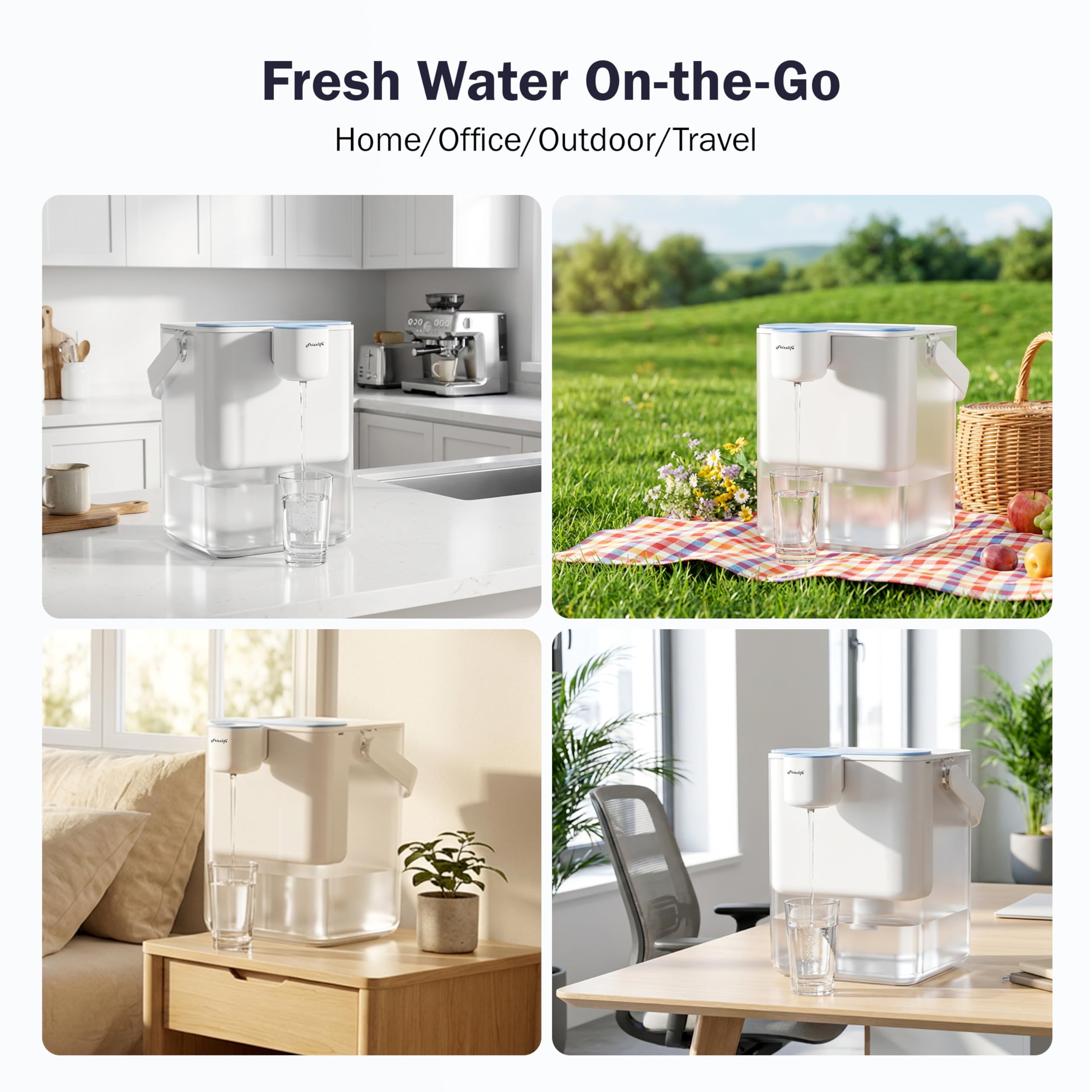 Frizzlife MD40 eco-friendly savings by reducing bottled water consumption