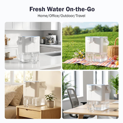 Frizzlife MD40 eco-friendly savings by reducing bottled water consumption