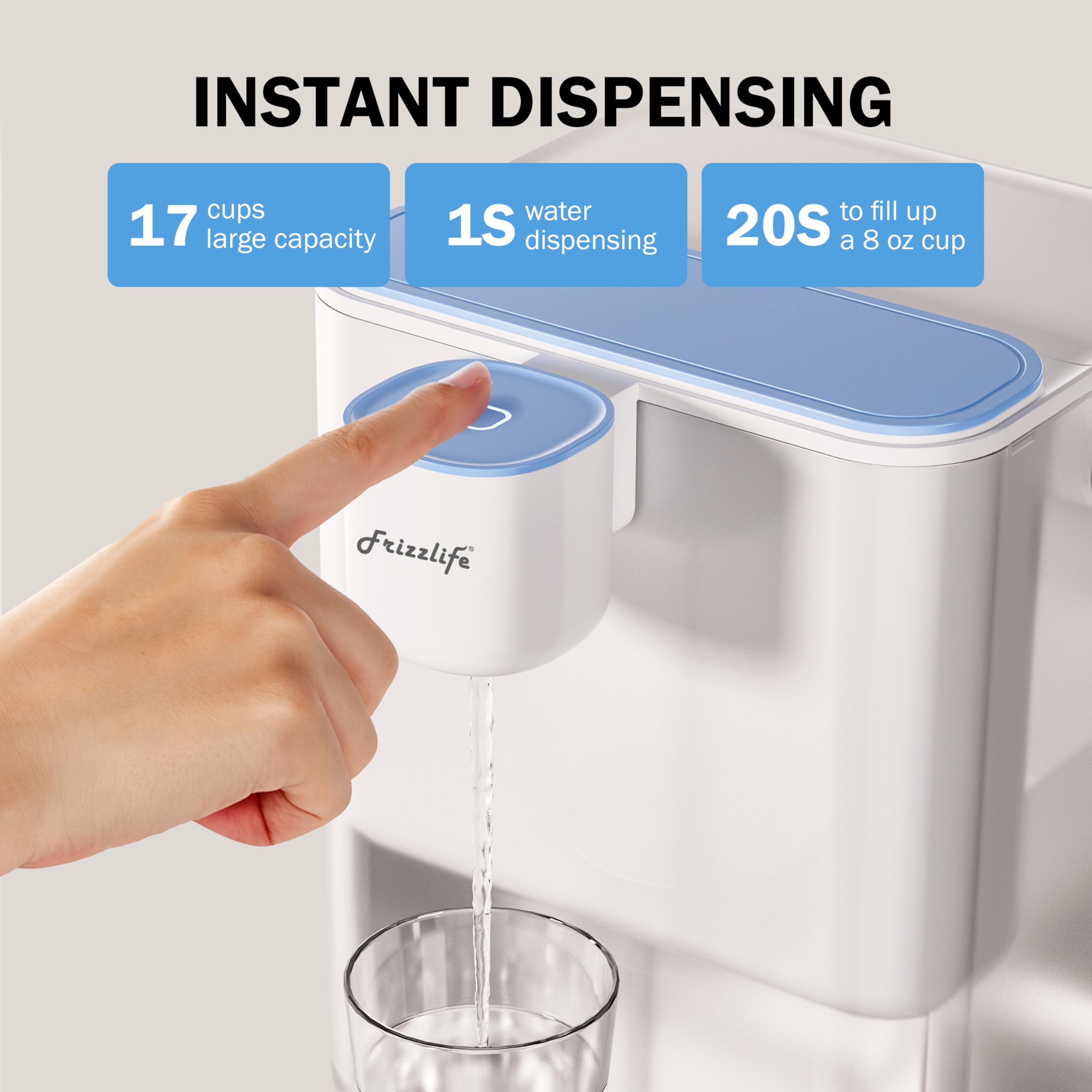 NSF label confirms compliance with recognized filtration standards