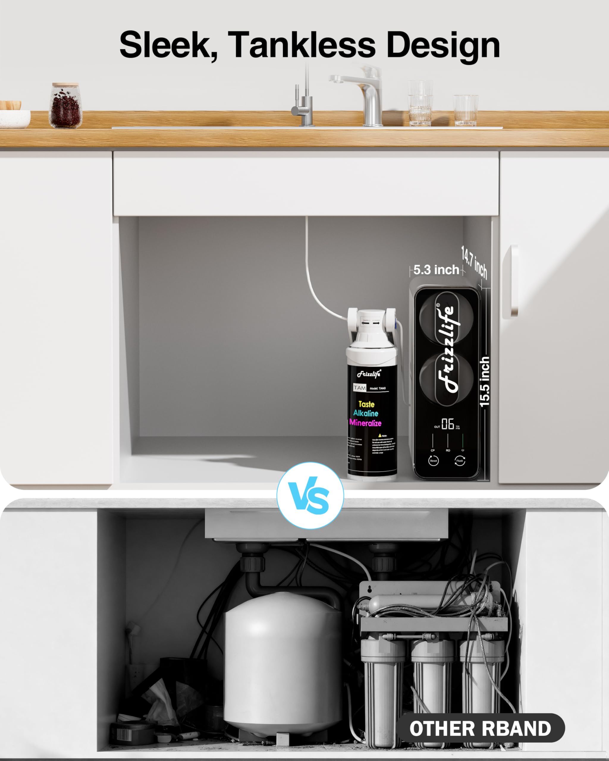 Frizzlife PD600 included setup instructions and videos for DIY install