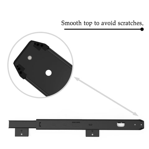 FRMSAET black powder-coated finish protects furniture hardware