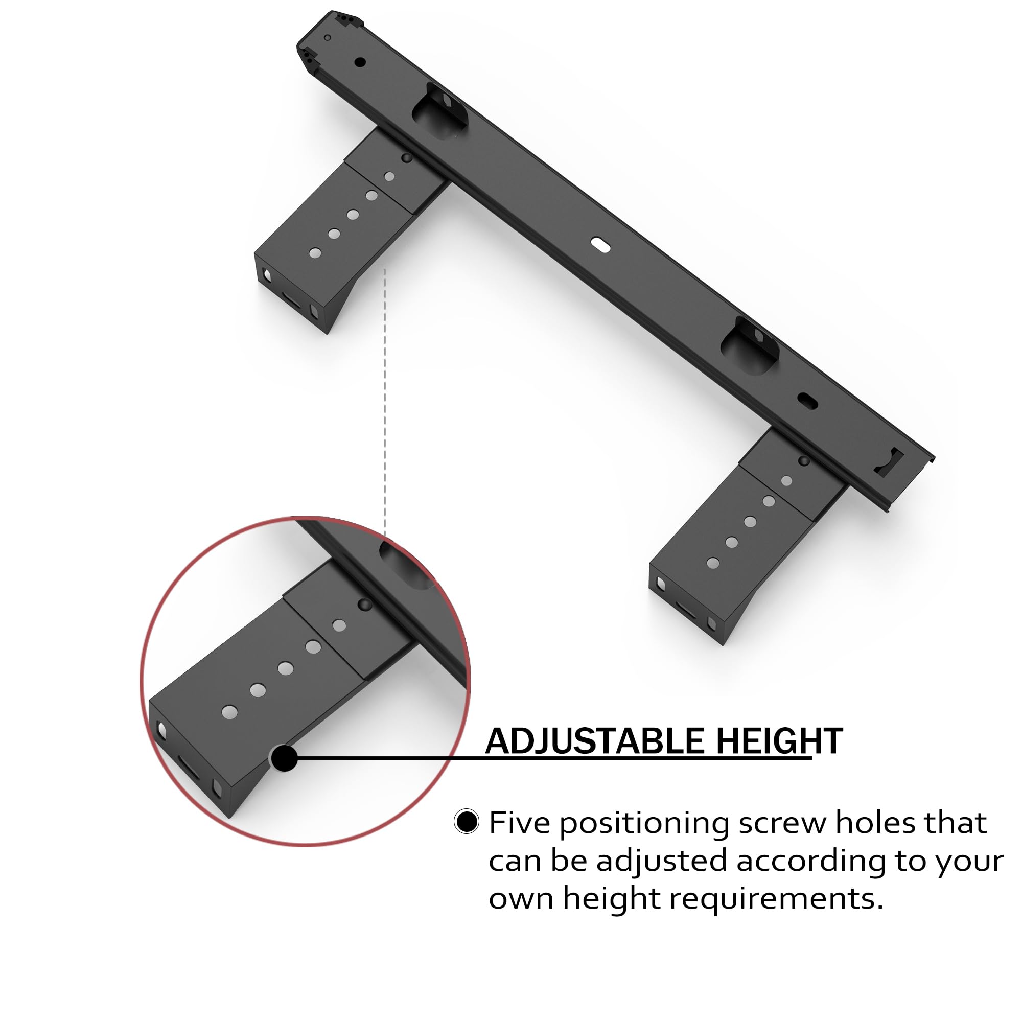 FRMSAET heavy-duty steel slide closeup — rugged durability and smooth travel.