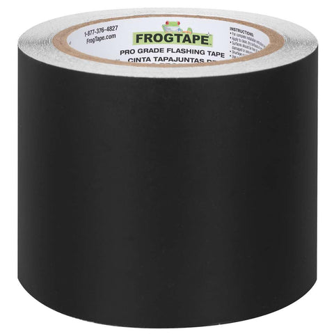 FrogTape Pro Grade flashing tape applied to an edge, delivering clean, tight joints.