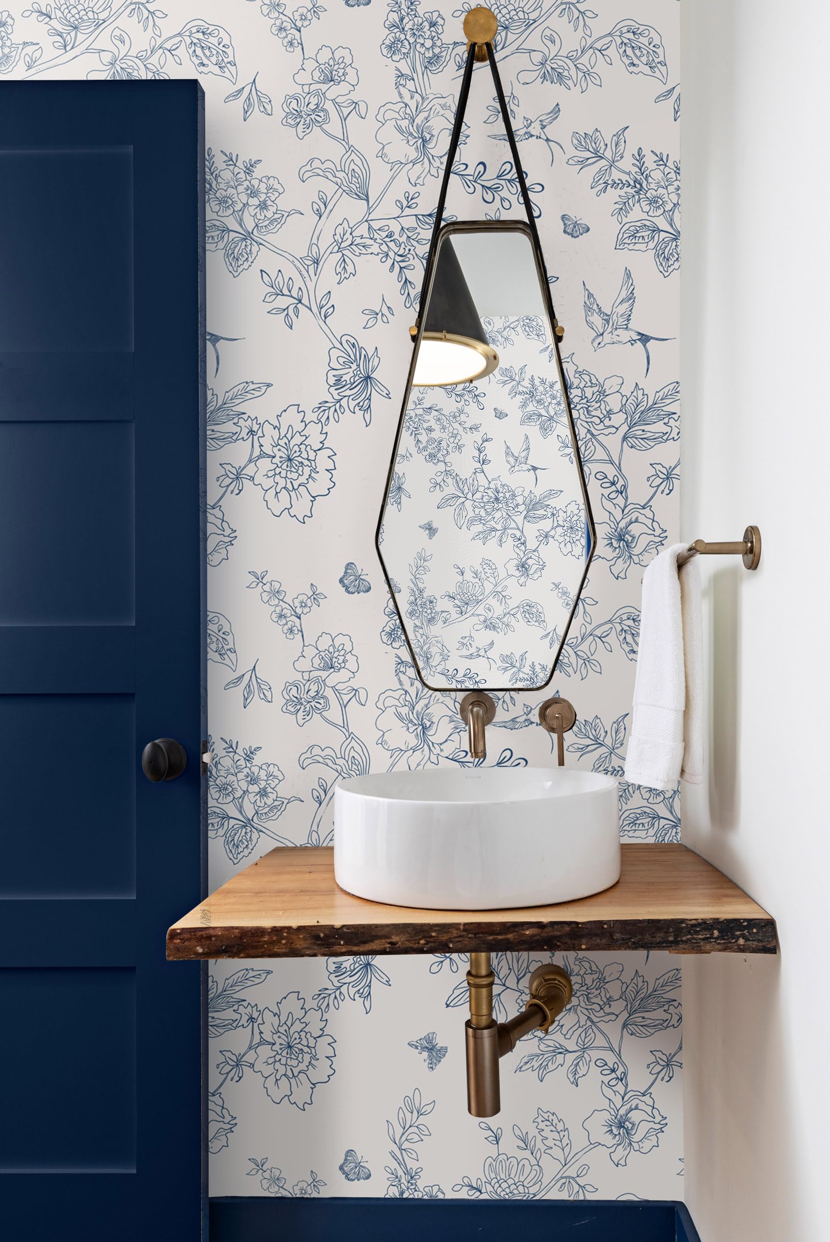 Froluya wallpaper ideal for rental spaces and dorm decor
